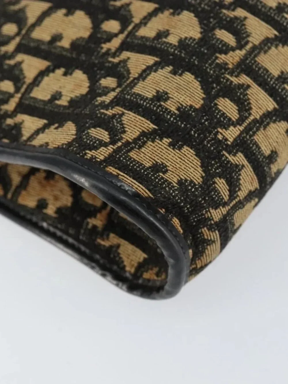 Christian Dior Trotter Canvas Shoulder Bag Navy Auth - Picture 13 of 16